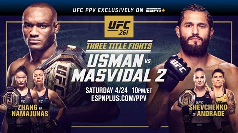 ufc 261 results|usman vs masvidal 2 live.